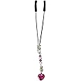 Bijoix De Cli Tweezer with Heart Charm & Fuchsia Beads, 0.8 Ounce