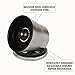 Salt and Pepper Grinder Set w/Tray - Noncorrosive Nonabsorptive Ceramic Rotors and Stainless Steel Cap w/Lid