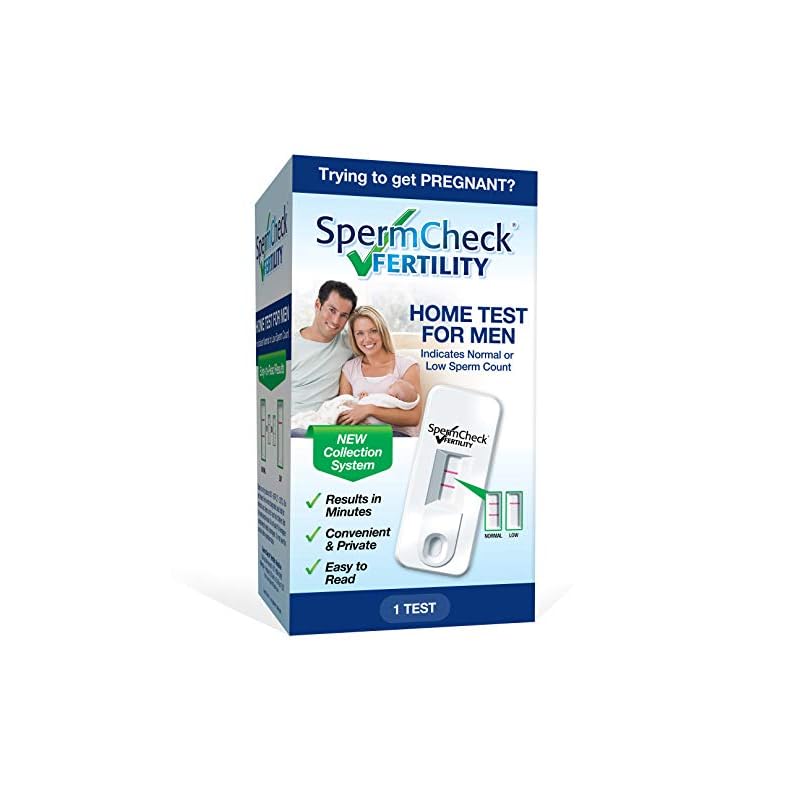 Spermcheck Fertility Home Test Kit for Men- Shows Normal or Low Sperm Count- Easy to Read Results-Convenient, Accurate…
