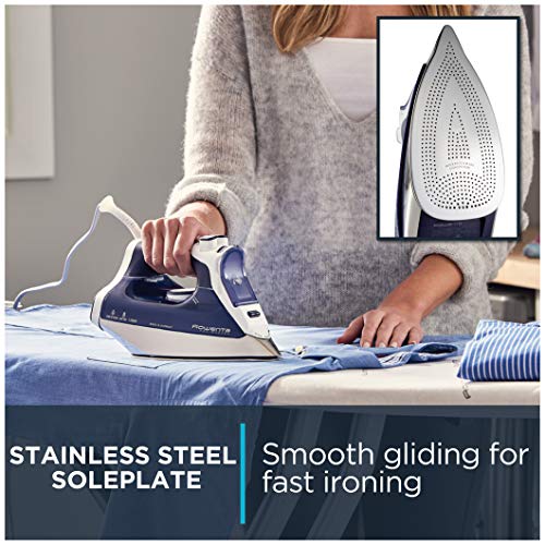Rowenta DW8080 Professional Micro Steam Iron Stainless Steel Soleplate