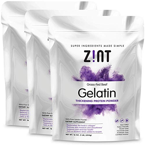 Unflavored Gelatin Powder,Kosher Beef Gelatin By ZintPasture Raised