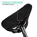 USHAKE Bike Gel Seat Cushion Cover, Bicycle Saddle Seat Cover for Women and Men in Road Bike Cruiser and Stationary Exercise Bike, Outdoor or Indoor Cycling (02blue)…