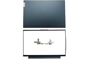 Wzqrps Replacement Laptop LCD Cover Back Rear Top Lid Hinges Front Bezel for Lenovo ideapad 5 15IIL05 15ARE05 15ITL05 5-15IIL05 5-15ARE05 5-15ITL05 5-15ALC05 5CB0X56073 5CB0Z31048 (Dark Blue)