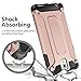 WOLLONY Galaxy Note 3 Case, Rugged Hybrid Dual Layer Hard Shell Armor Protective Back Case Shockproof Cover for Galaxy Note 3 Case - Slim Fit - Heavy Duty - Impact Resistant Bumper(Rose Gold)