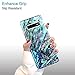 VIVIBIN Samsung Galaxy S10 Case（NOT for Big Size S10+ Plus） Green Oyster Shell Design,Slim-Fit Scratch Resistant Shock Proof Flexible Glossy Soft Silicone Phone Case Cover for Galaxy S10 6.1 inch