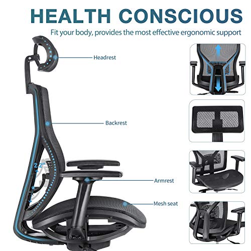 SUNNOW Ergonomic Office Chair With 3D Armrest on Galleon Philippines