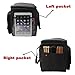 Teamoy Knitting Bag With Divider and Cover, Portable Yarn Storage Organizer for Crochet Accessories and Knitting Needles,Ideal for Knitting Enthusiasts, Black