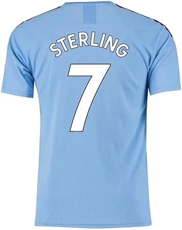 Raheem Sterling 7 Men S Football Jersey Short Sleevesport Jerseys T Shirt Fans Shirts Color Blue Size 28 Amazon Co Uk Sports Outdoors