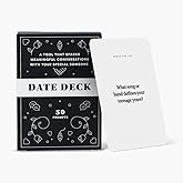 BestSelf Date Deck – 50 Conversation Cards Engaging for Couples - Fun and Thought-Provoking Date Night Game - Playing Cards to Unlock Deeper Connection and Intimacy