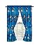 Toy Story Drapes Kids Window Panel Curtains with Tie Backs (Dark Blue)