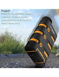 FosPower PowerActive 10200 mAh Power Bank   2.1 A USB [a prueba de Agua golpe polvareda] Rugoso resistente de salida, Cargador de batería portable para iphone ipad, Android Smartphones, Tablets & MP3
