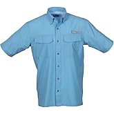 Bimini Bay Outfitters LTD Bimini Flats V Men's Short Sleeve Fishing Shirt Featuring BloodGuard Plus