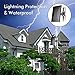 Outdoor Indoor Digital TV Antenna 150 Miles Range for 4K 720P 1080P HDTV, with Detachable Amplifier Signal Booster High Signal Reception 33 ft Coaxial Cable for FM/VHF/UHF Channels Free tv Channels