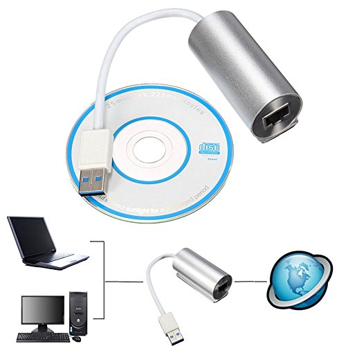 Ebaco  Aluminum USB 3.0 to RJ45 Gigabit Ethernet Adapter Supporting 10/100/1000 Mbps Ethernet