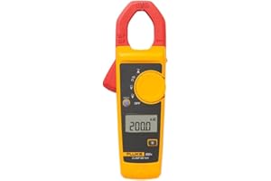 Fluke 302+ Digital Clamp Meter, 30mm Jaw, Measures AC Current to 400A, Measures AC/DC Voltage to 600V, Resistance, Continuity