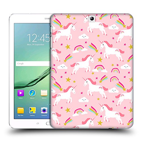 Official Charlotte Winter Unicorn Pink Assorted Patterns Hard Back Case for Samsung Galaxy Tab S2 9.7