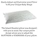 Ultra Soft Luxury Bamboo Shredded Memory Foam Pillow by Island Slumber | Plant a Tree with Your Purchase | Hypoallergenic Cool Control Breathable | Adjustable Inner Cover Firmness to Softness| King