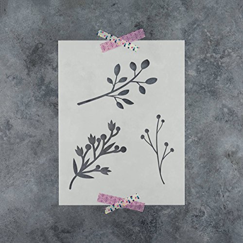 Tree Branches Stencil Template - Reusable Stencil with Multiple Sizes Available