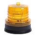 Traffic Warning Lights, Waterproof Solar LED Magnet Construction Signal Strobe Lamp for Outdoor (Yellow Light)