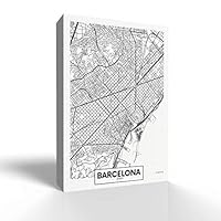 signwin-Canvas Wall Art-Barcelona-Canvas Prints Home Artwork Decoration for Living Room,Bedroom - 12x18 inches
