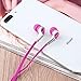 Portable HI-FI Stereo In-ear Earphone with Hands-free In-line Microphone - Rose
