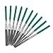Fatmingo 10-Piece Precision Needle File Set 120 Grit, Super Hard Nickel Coated Diamond File Set, Jewelers Files for Filing Metal Ceramic Stone Jewelry Glass 5x180mm