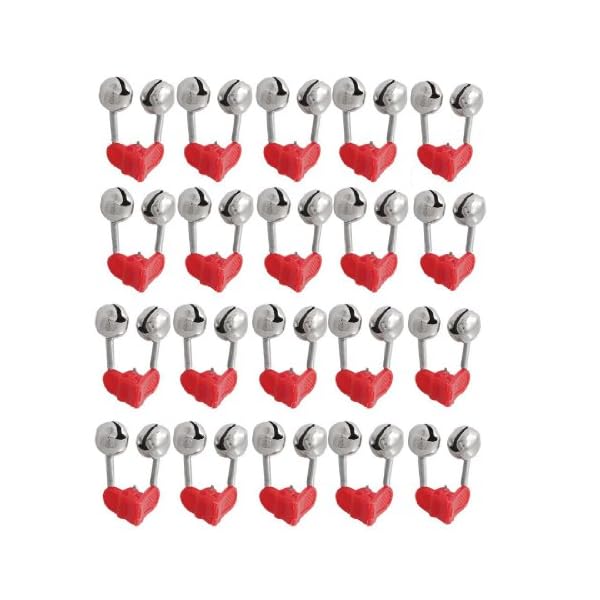GBSTORE-20-Pcs-Fishing-Rod-Tip-with-Red-Clip-Rod-Twin-Bells-Ring-Bite-Lure-Indicator-Alarm-for-All-Kinds-of-Fishing