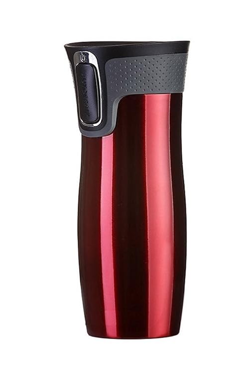 Contigo West Loop Thermobecher 2.0, mit Deckel-Verschluss, 470 ml, Rot, weitere Farben erhältlich