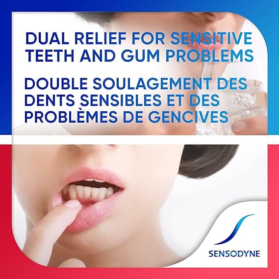 SENSODYNE, TOOTHPASTE SENSITIVITY GUM & ENAMEL MINT, 3.4 OUNCE