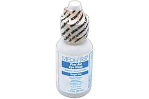 MAGID MP198-28 Medi-First Eye Irrigation Solution, Sterile Solution , 1 oz, Clear
