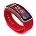 Moretek Replacement Plastic Band for Samsung Gear Fit Wristband SM-R350 (Red)