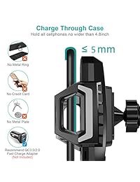 CHOETECH Cargador de coche inalámbrico, USB tipo C 7,5 W soporte de carga de coche inalámbrico compatible con iPhone XS Max XR X 8 Plus, 10 W carga inalámbrica rápida Samsung Galaxy S9 Note 9, 5 W para todos los Qi habilitados