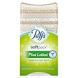 Puffs Plus Lotion Facial Tissues, 9 Count, 96 Tissues per Box