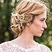 Unicra Gold Wedding Hair Pins Hair Accessories for Women(Set of 3)