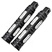 Black Edge Cut CNC Foot Peg Foot Rests For Harley Davidson Sportster Touring Softail Road King (All Years)