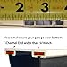 BOWSEN Garage Door Bottom Seals Weatherproof Weather Stripping Threshold Buffering Sealing High Performance EPDM Rubber Resistance Gasket Black 5/16 Inch T-End, 16FT Long
