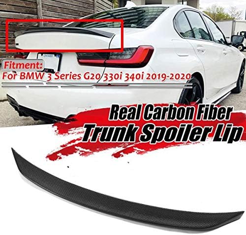 実際の炭素繊維車のリアトランクブートリップスポイラーウイングビッグふたフィット感のためのbmw 3シリーズg 3i 330iの335i 340i 19 スポイラーウイング リアスポイラーウィングテールリッド 実際の炭素繊維車のリアトランクブートリップスポイラーウイングビッグふたフィット感のためのbmw 3シリーズg 3i 330iの335i 340i 19 スポイラーウイング リアスポイラーウィングテールリッド