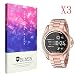 Lamshaw 9H Tempered Glass Screen Protector for Michael Kors MKT5001 Smartwatch (3 Pack) primary