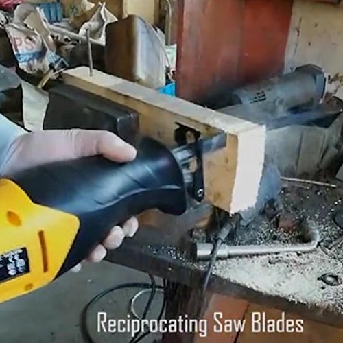 10 Piece 6-Inch Sawzall Pruning Blades Reciprocating Saw Demolition Sawzall Blades Pruning- HSS Super Speed Carbon Steel Top Material For Cutting Softer Materials Wood Laminated Chipboard & Plastics - Thumbnail 2