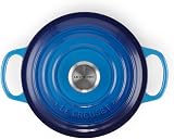 Le Creuset Signature Enamelled Cast Iron Round Casserole Azure 20 cm 1.8L view 4