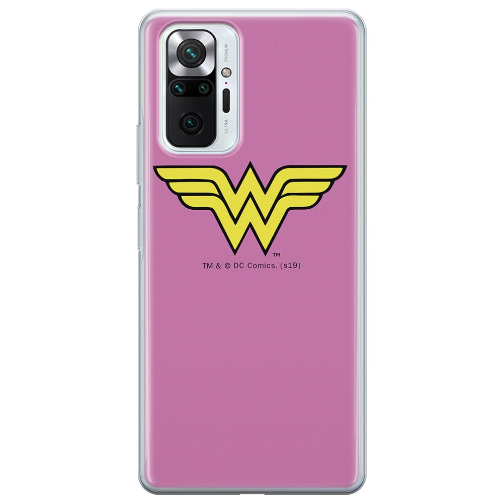 ERT GROUP mobile phone case for Xiaomi REDMI NOTE 10 PRO original and officially Licensed DC pattern Wonder Woman 005 optimally adapted to the shape of the mobile phone, case made of TPU