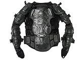 Motorcycle Full Body Armor Protector Pro Street Motocross ATV Jacket Shirt (XLarge)