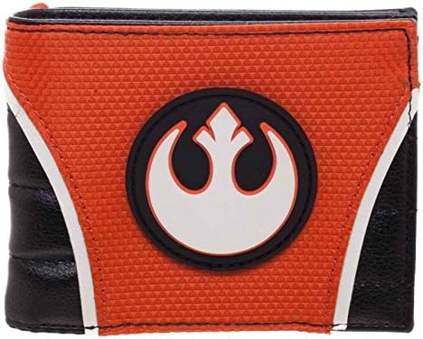 Star Wars Wallet Rebel Logo Last Jedi Official Black Bifold One Size