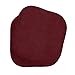 GoodGram 2 Pack Non Slip Ultra Soft Chenille Premium Comfort Memory Foam Chair Pads/Cushions - Assorted Colors (Country Burgundy)