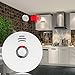 Photoelectric Smoke Detector, 5 Packs Portable Smoke and Fire Alarm Sensor with 9V Battery Operated,UL Listed