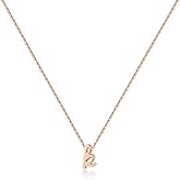 Memorjew 925 Sterling Silver Initial Necklace for Women s, Dainty Hypoallergenic Cursive Initial Necklace for Women s Jewelry Gifts