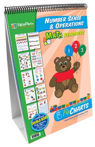 NewPath Learning Number Sense Curriculum Mastery Flip Chart Set, Early Childhood