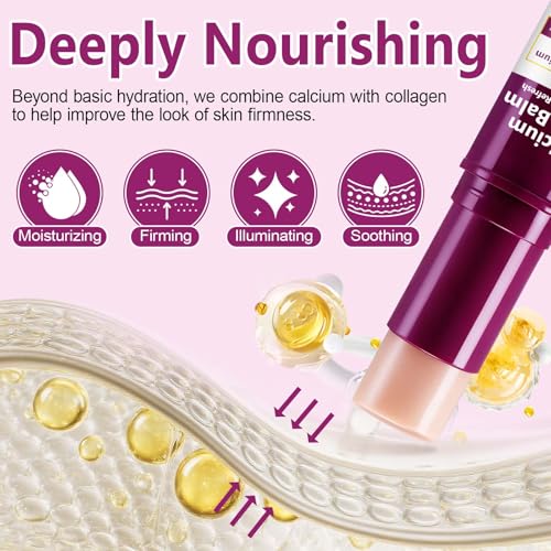 Calcium Volume Multi Balm Stick - Enriched with Collagen | Gives the Skin Volume and Freshness | Voluming & Firming Multi-Purpose Moisturising Balm | Skincare Moisturising Care (2 Pieces)