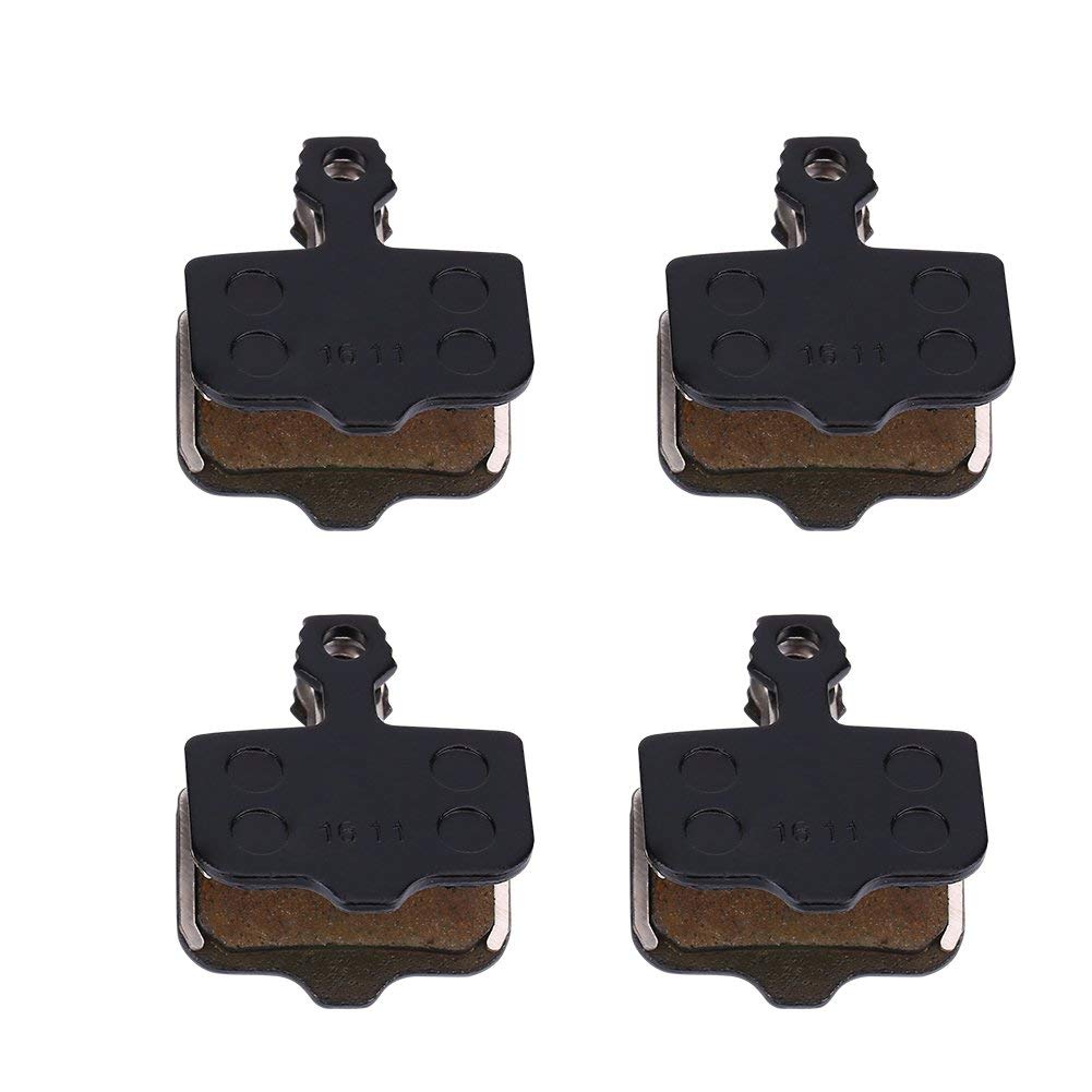 Alomejor 4 Pairs Bike Brake Pads Metallic Mountain Bike Disc Brake Pads Compatible with Avid Elixir R/CR/CR-MAG/X0 XX DB