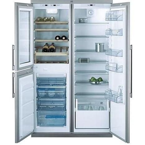 AEG S-75598-KG1 nevera puerta lado a lado Independiente Acero ...